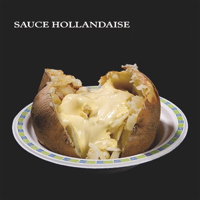 Gebackene Kartoffel mit Sauce Hollandaise
